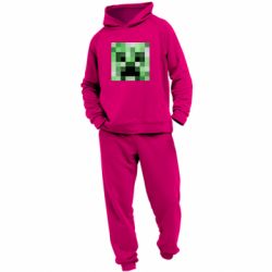 Детский костюм Minecraft minimalist Creeper - PrintSalon