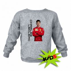 Детский свитшот F1 Charles Leclerc - PrintSalon