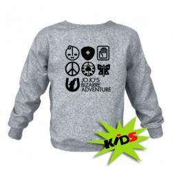 Дитячий світшот JoJo Symbols - PrintSalon