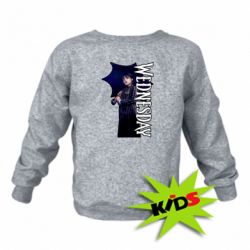 Детский свитшот Wendesday Addams - PrintSalon