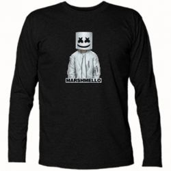 Футболка с длинным рукавом DJ Marshmello Art - PrintSalon