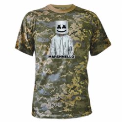 Камуфляжная футболка DJ Marshmello Art