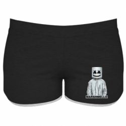 Женские шорты DJ Marshmello Art - PrintSalon