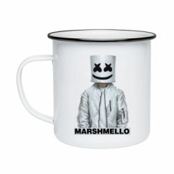 Кружка эмалированная DJ Marshmello Art