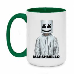 Чашка двухцветная 420ml DJ Marshmello Art - PrintSalon