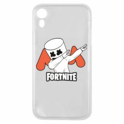 Чехол для iPhone XR Dj Marshmello fortnite dab - PrintSalon