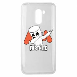 Чехол для Xiaomi Pocophone F1 Dj Marshmello fortnite dab - PrintSalon