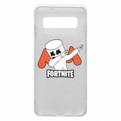 Чехол для Samsung S10 Dj Marshmello fortnite dab - PrintSalon