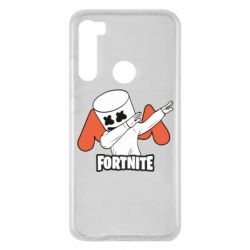 Чехол для Xiaomi Redmi Note 8 Dj Marshmello fortnite dab - PrintSalon