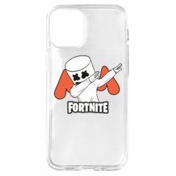 Чехол для iPhone 12 mini Dj Marshmello fortnite dab - PrintSalon