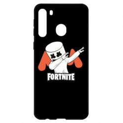 Чехол для Samsung A21 Dj Marshmello fortnite dab - PrintSalon
