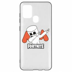 Чехол для Samsung A21s Dj Marshmello fortnite dab - PrintSalon