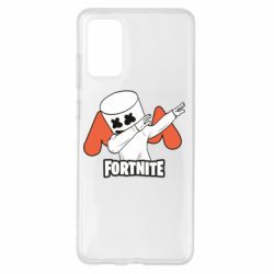 Чехол для Samsung S20+ Dj Marshmello fortnite dab - PrintSalon