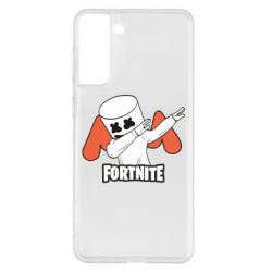 Чехол для Samsung S21+ Dj Marshmello fortnite dab - PrintSalon