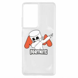 Чехол для Samsung S21 Ultra Dj Marshmello fortnite dab - PrintSalon
