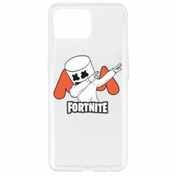 Чехол для Oppo Reno 4 Lite Dj Marshmello fortnite dab - PrintSalon