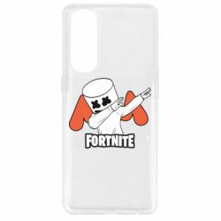 Чехол для Oppo Reno 4 Pro Dj Marshmello fortnite dab - PrintSalon