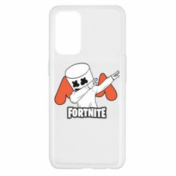 Чехол для Oppo Reno 5 4G Dj Marshmello fortnite dab - PrintSalon