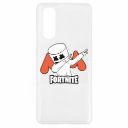 Чехол для Oppo Find X2 Dj Marshmello fortnite dab - PrintSalon