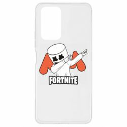 Чехол для Xiaomi Redmi Note 10 Pro Dj Marshmello fortnite dab - PrintSalon