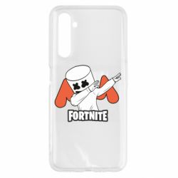 Чехол для Realme 6 Dj Marshmello fortnite dab - PrintSalon