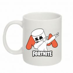 Чашка 320ml Dj Marshmello fortnite dab-PrintSalon Чашка 320ml Dj Marshmello fortnite dab