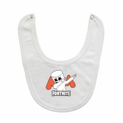 Слюнявчик  Dj Marshmello fortnite dab - PrintSalon