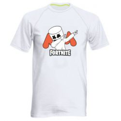 Мужская футболка для спорта Dj Marshmello fortnite dab - PrintSalon