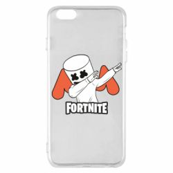 Чехол для iPhone 6 Plus/6S Plus Dj Marshmello fortnite dab - PrintSalon