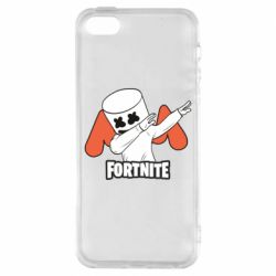 Чехол для iPhone5/5S/SE Dj Marshmello fortnite dab - PrintSalon
