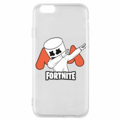 Чехол для iPhone 6/6S Dj Marshmello fortnite dab - PrintSalon