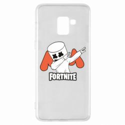 Чехол для Samsung A8+ 2018 Dj Marshmello fortnite dab - PrintSalon