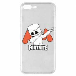 Чехол для iPhone 8 Plus Dj Marshmello fortnite dab - PrintSalon