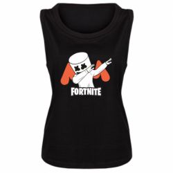 Женская майка Dj Marshmello fortnite dab - PrintSalon