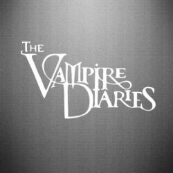 Наклейка Дневники Вампира Лого - PrintSalon