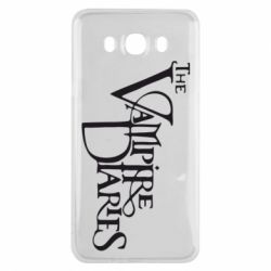 Чехол для Samsung J7 2016 Дневники Вампира Лого - PrintSalon
