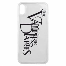 Чехол для iPhone Xs Max Дневники Вампира Лого - PrintSalon