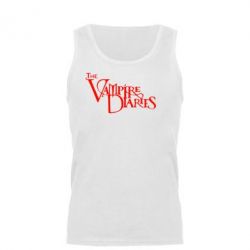 Мужская майка Дневники Вампира Лого - PrintSalon