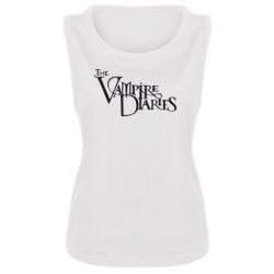 Женская майка Дневники Вампира Лого - PrintSalon