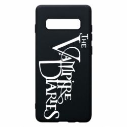 Чехол для Samsung S10+ Дневники Вампира Лого - PrintSalon