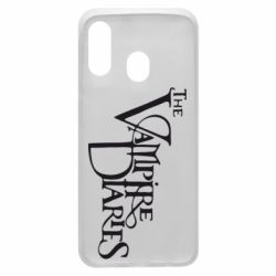 Чехол для Samsung A40 Дневники Вампира Лого - PrintSalon