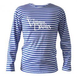 Тельняшка с длинным рукавом Дневники Вампира Лого - PrintSalon