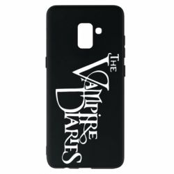 Чехол для Samsung A8+ 2018 Дневники Вампира Лого - PrintSalon