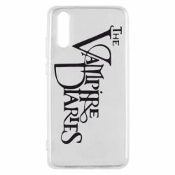 Чехол для Huawei P20 Дневники Вампира Лого - PrintSalon