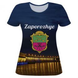 Женская футболка 3D Dniproges Zaporozhye