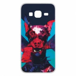 Чохол для Samsung J3 2016 Doberman with a gun - PrintSalon