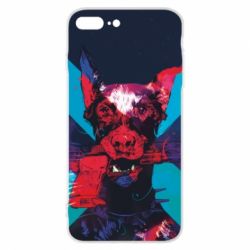 Чохол для iPhone 7 Plus Doberman with a gun - PrintSalon