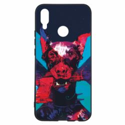 Чохол для Huawei P Smart Plus 2018 Doberman with a gun - PrintSalon