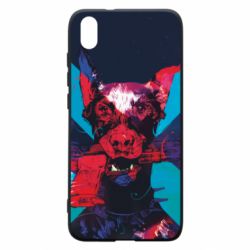 Чохол для Xiaomi Redmi 7A Doberman with a gun - PrintSalon