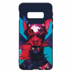 Чохол для Samsung S10e Doberman with a gun - PrintSalon
